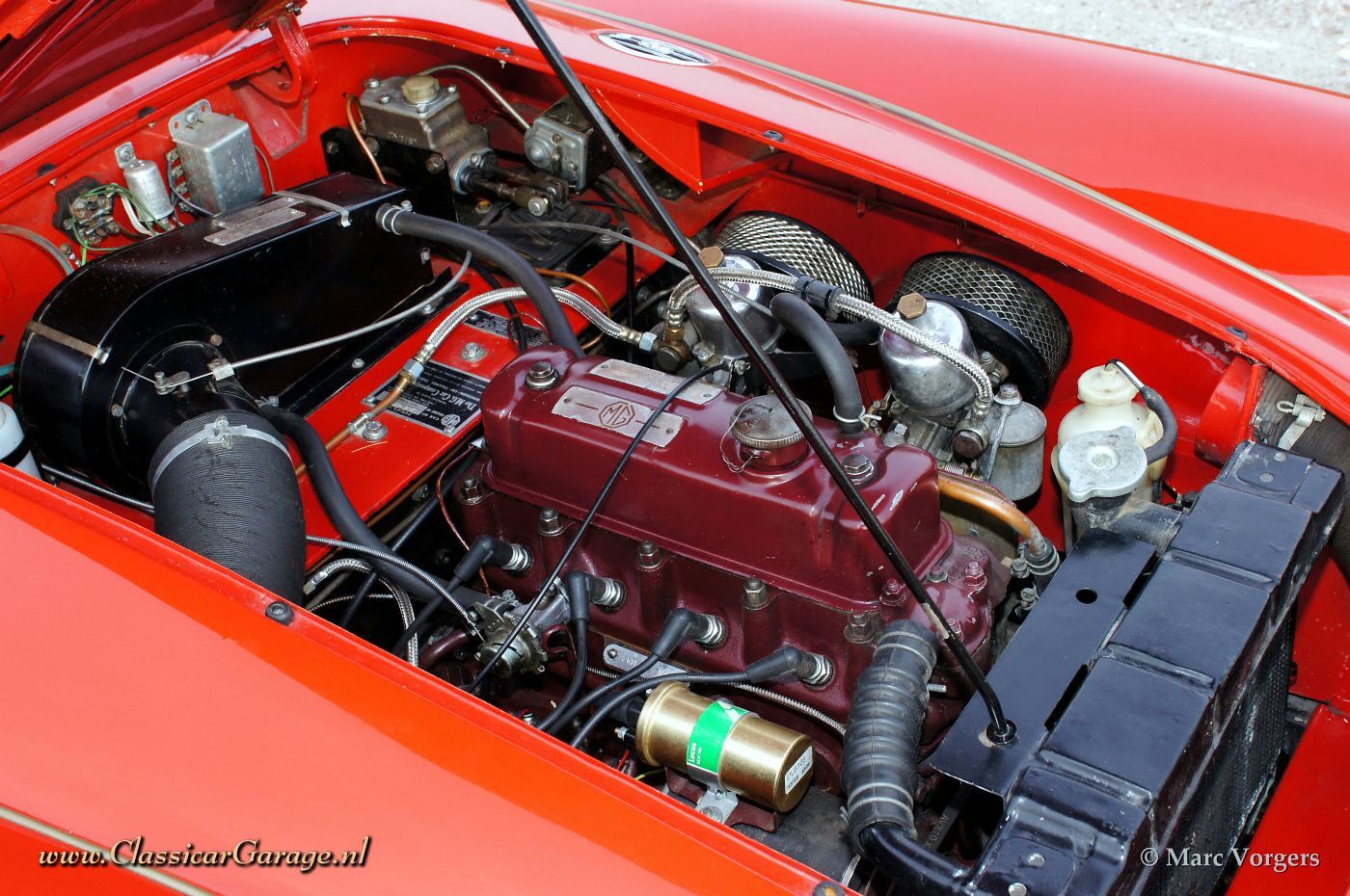 MG MGA 1500 roadster, 1958 details
