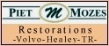 Piet Mozes Restauraties (Restauri) di Heerenveen (Paesi Bassi)  ben nota come officina di restauro daltissimo livello, appartenente allassociazione dei carrozzieri olandesi Focwa. La ditta  specializzata nel restauro di autovetture di marche note come la Volvo, MG, Triumph, Jaguar e Austin Healey.