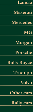 Select a make for a complete overview of the classics on offer...